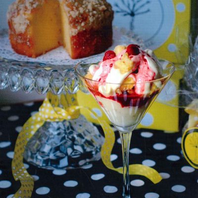 Limoncello Raspberry Spirited Parfait